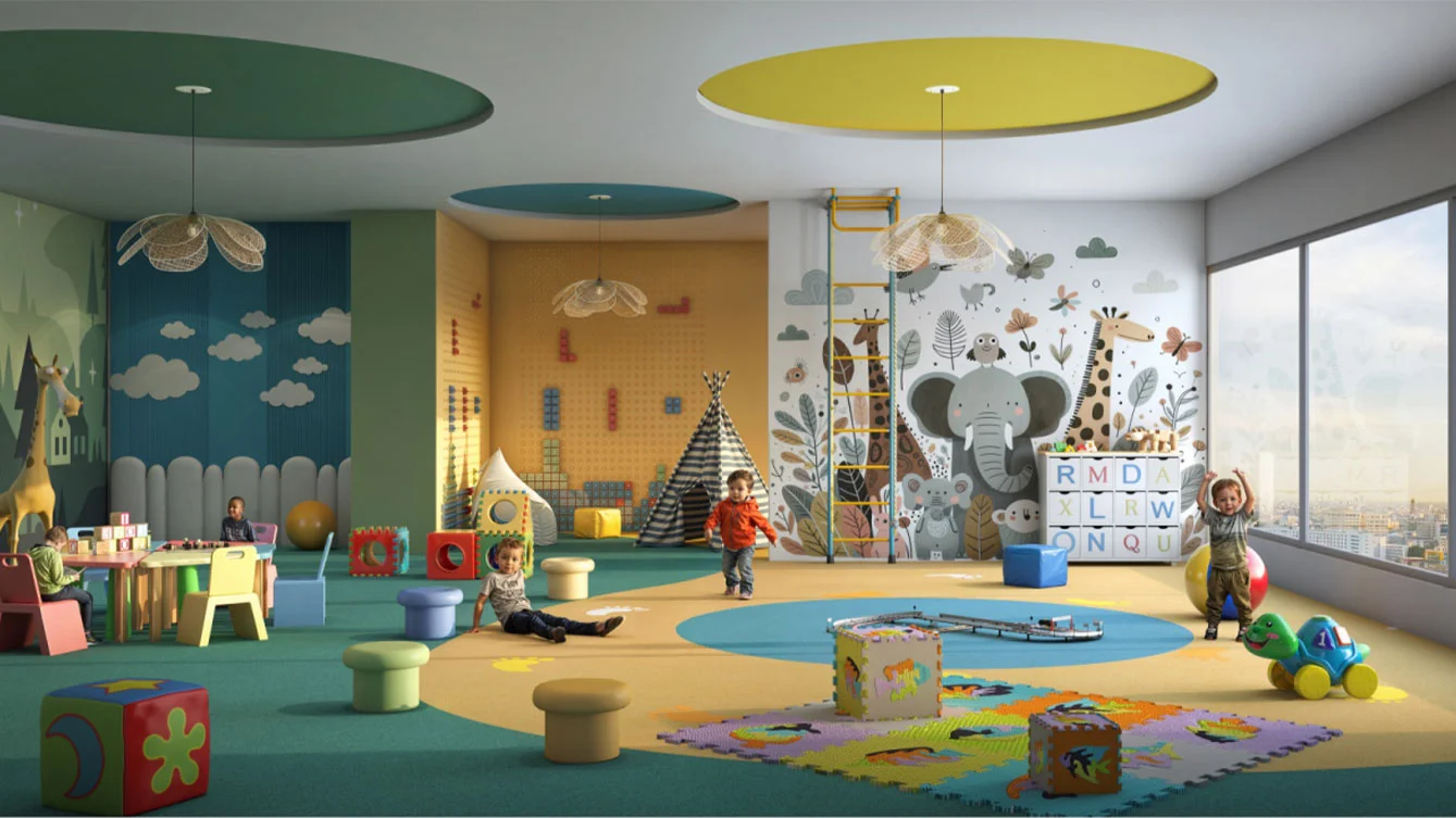 Arihant SkySuites Tathawade Nurturing Creche Image