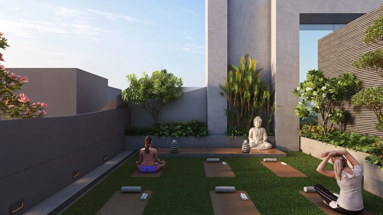 Arihant SkySuites Tathawade Yoga Deck Image