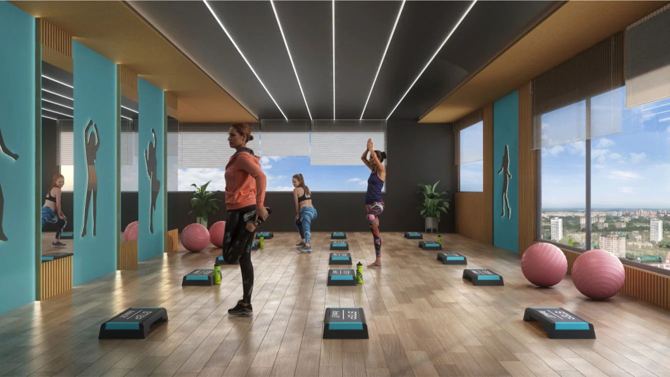 Arihant SkySuites Tathawade Zumba Deck Image